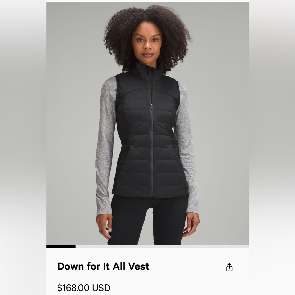 Lululemon Down It For All Vest